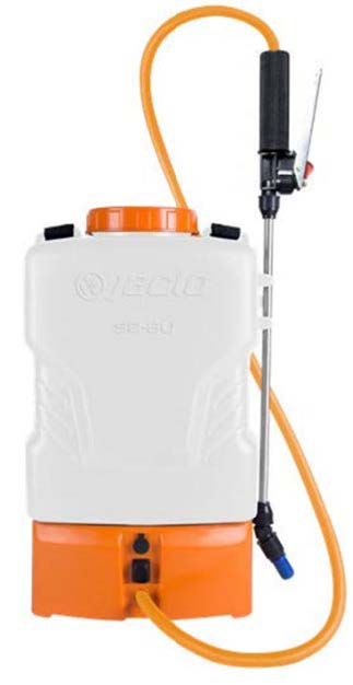 Jacto SB-8U WHITE 2 Gallon Battery Powered Shoulder Carry Sprayer